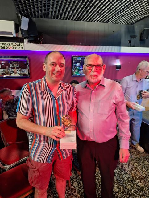 TONY THOMPSON OVER 45'S HANDICAP RUNNER-UP - DAVE PULLMAN, BOXMOOR